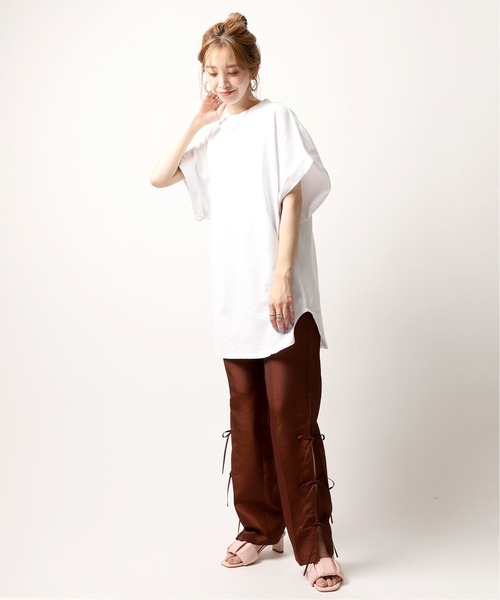 JOINT WORKS（ジョイントワークス）の「サイドリボンパンツ（その他パンツ・レディース・ボルドー/グレー/ゴールド・FREE）」の10枚目の写真