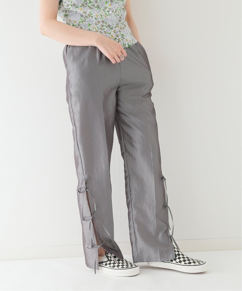 JOINT WORKS（ジョイントワークス）の「サイドリボンパンツ（その他パンツ・レディース・ボルドー/グレー/ゴールド・FREE）」の16枚目の写真