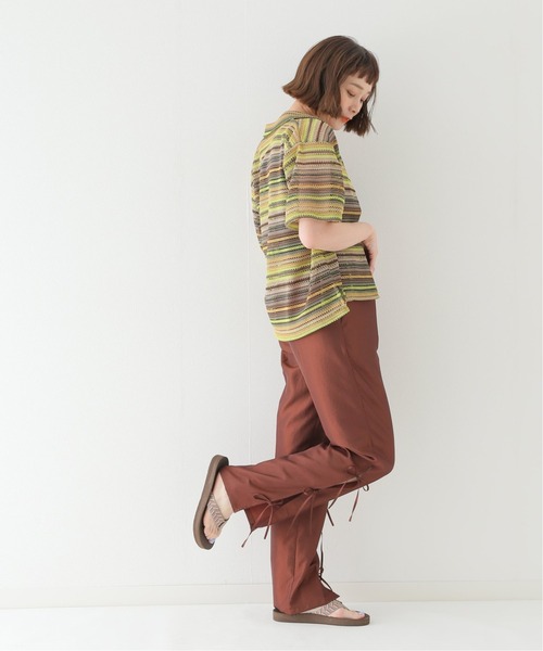 JOINT WORKS（ジョイントワークス）の「サイドリボンパンツ（その他パンツ・レディース・ボルドー/グレー/ゴールド・FREE）」の20枚目の写真