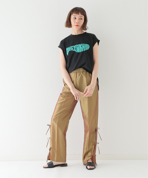 JOINT WORKS（ジョイントワークス）の「サイドリボンパンツ（その他パンツ・レディース・ボルドー/グレー/ゴールド・FREE）」の21枚目の写真