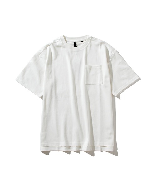 INASTUDIOS ZOO(イーナストゥディオスズー)の「「INASTUDIOS SELECT」天竺袖リブ Tシャツ(Tシャツ/カットソー・レディース・テラコッタ/サンドベージュ/サックスブルー/チャコール/ブラック/ベージュ/ホワイト/グリーン・LARGE/MEDIUM/X-LARGE)」の2枚目の写真