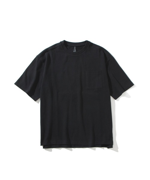 INASTUDIOS ZOO(イーナストゥディオスズー)の「「INASTUDIOS SELECT」天竺袖リブ Tシャツ(Tシャツ/カットソー・レディース・テラコッタ/サンドベージュ/サックスブルー/チャコール/ブラック/ベージュ/ホワイト/グリーン・LARGE/MEDIUM/X-LARGE)」の1枚目の写真