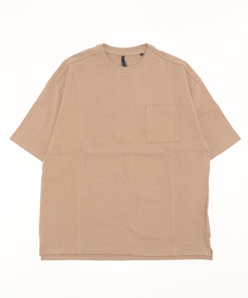 INASTUDIOS ZOO(イーナストゥディオスズー)の「「INASTUDIOS SELECT」天竺袖リブ Tシャツ(Tシャツ/カットソー・レディース・テラコッタ/サンドベージュ/サックスブルー/チャコール/ブラック/ベージュ/ホワイト/グリーン・LARGE/MEDIUM/X-LARGE)」の16枚目の写真