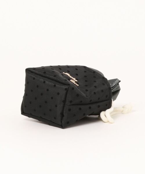 Jewelna Rose（ジュエルナローズ）の「ラウンジアクセサリー 巾着S（ポーチ・レディース・ブラック/ピンクベージュ・FREE）」の14枚目の写真