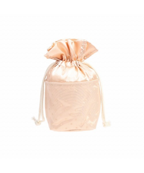 Jewelna Rose（ジュエルナローズ）の「ラウンジアクセサリー 巾着S（ポーチ・レディース・ブラック/ピンクベージュ・FREE）」の13枚目の写真