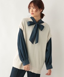 GLOBAL WORK | 2WAYカノコ編みベスト/295807(ベスト)