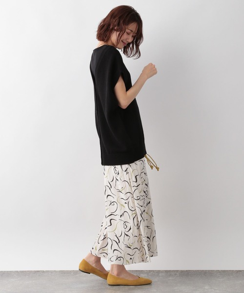 GLOBAL WORK(グローバルワーク)の「2WAYカノコ編みベスト/295807(ベスト・レディース・アイボリー/ブラック/グリーン/オレンジ・FREE)」の11枚目の写真