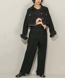 KBF | ポケットステッチデザインデニム(デニムパンツ)