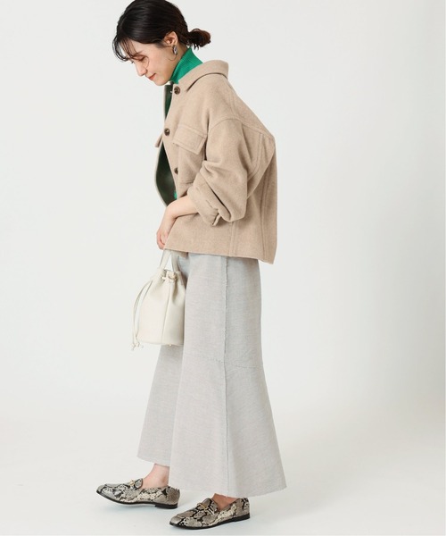 B.C STOCK（ベーセーストック）の「IMPERIALモッサショートCPO*（その他アウター・レディース・ベージュ/ネイビー/イエロー・FREE）」の7枚目の写真