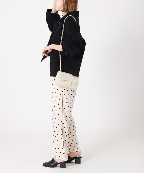 B.C STOCK（ベーセーストック）の「IMPERIALモッサショートCPO*（その他アウター・レディース・ベージュ/ネイビー/イエロー・FREE）」の11枚目の写真