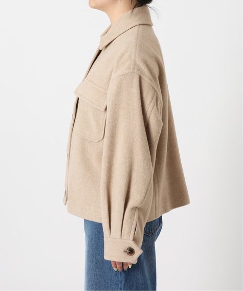 B.C STOCK（ベーセーストック）の「IMPERIALモッサショートCPO*（その他アウター・レディース・ベージュ/ネイビー/イエロー・FREE）」の15枚目の写真