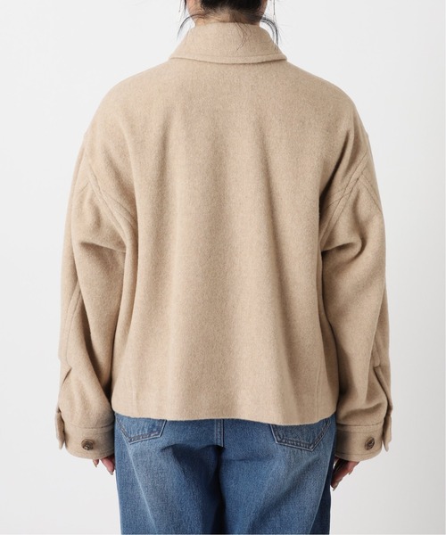 B.C STOCK（ベーセーストック）の「IMPERIALモッサショートCPO*（その他アウター・レディース・ベージュ/ネイビー/イエロー・FREE）」の16枚目の写真