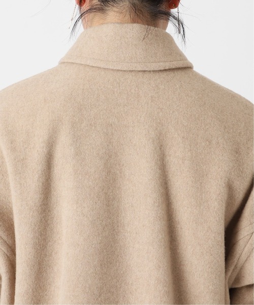 B.C STOCK（ベーセーストック）の「IMPERIALモッサショートCPO*（その他アウター・レディース・ベージュ/ネイビー/イエロー・FREE）」の17枚目の写真