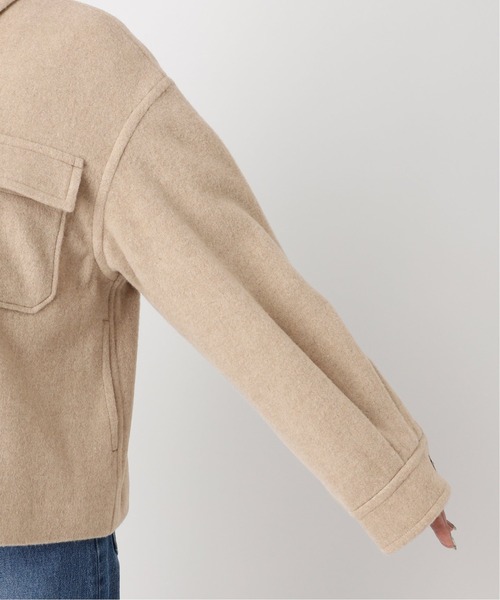 B.C STOCK（ベーセーストック）の「IMPERIALモッサショートCPO*（その他アウター・レディース・ベージュ/ネイビー/イエロー・FREE）」の19枚目の写真