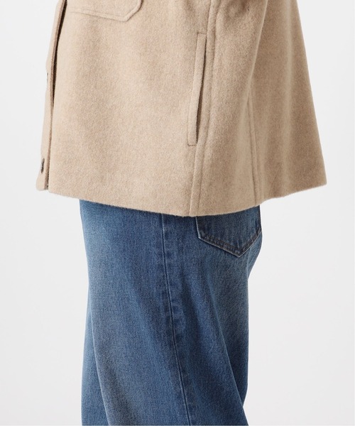 B.C STOCK（ベーセーストック）の「IMPERIALモッサショートCPO*（その他アウター・レディース・ベージュ/ネイビー/イエロー・FREE）」の21枚目の写真