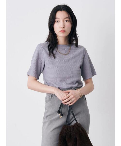 シャーリングジャガードメロープルオーバー