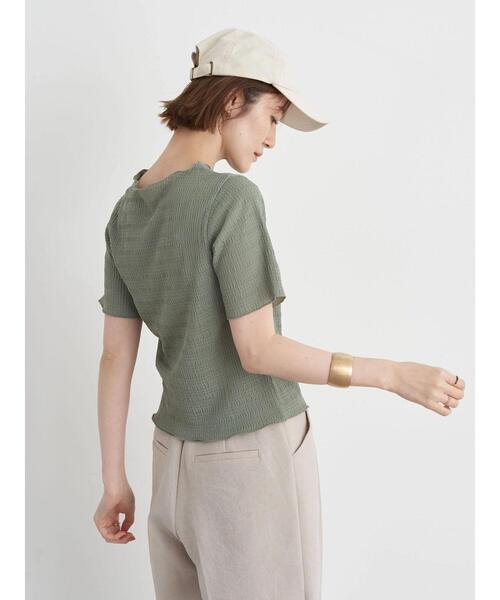 シャーリングジャガードメロープルオーバー