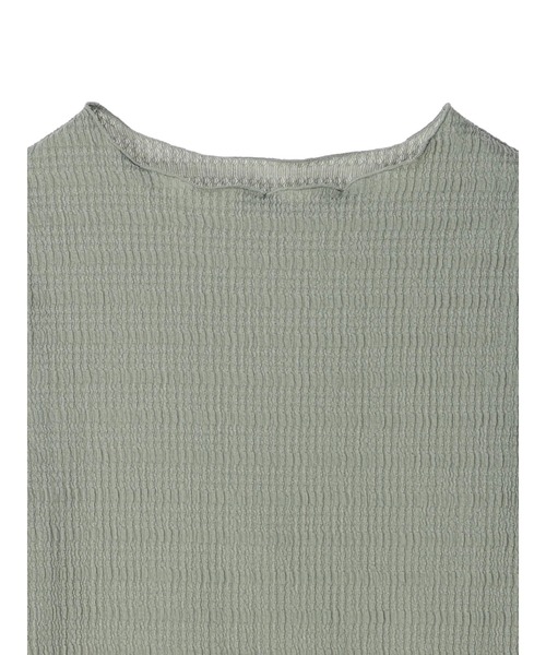 earth music&ecology(アースミュージックアンドエコロジー)の「シャーリングジャガードメロープルオーバー(Tシャツ/カットソー・レディース・オフホワイト/ブラック/ライトカーキ/ラベンダー・S/M)」の18枚目の写真