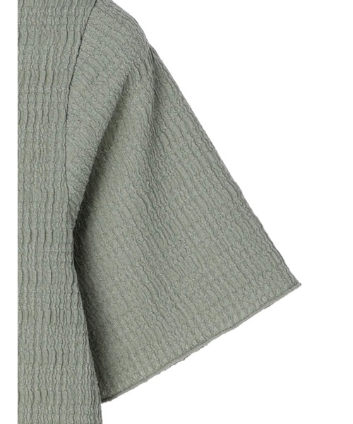 earth music&ecology(アースミュージックアンドエコロジー)の「シャーリングジャガードメロープルオーバー(Tシャツ/カットソー・レディース・オフホワイト/ブラック/ライトカーキ/ラベンダー・S/M)」の19枚目の写真