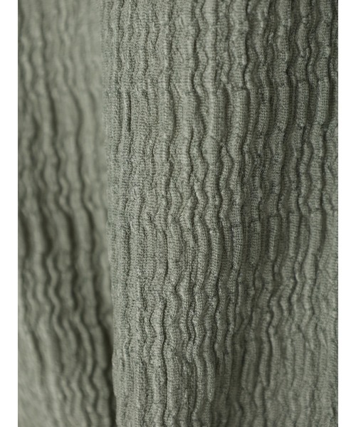 earth music&ecology(アースミュージックアンドエコロジー)の「シャーリングジャガードメロープルオーバー(Tシャツ/カットソー・レディース・オフホワイト/ブラック/ライトカーキ/ラベンダー・S/M)」の22枚目の写真