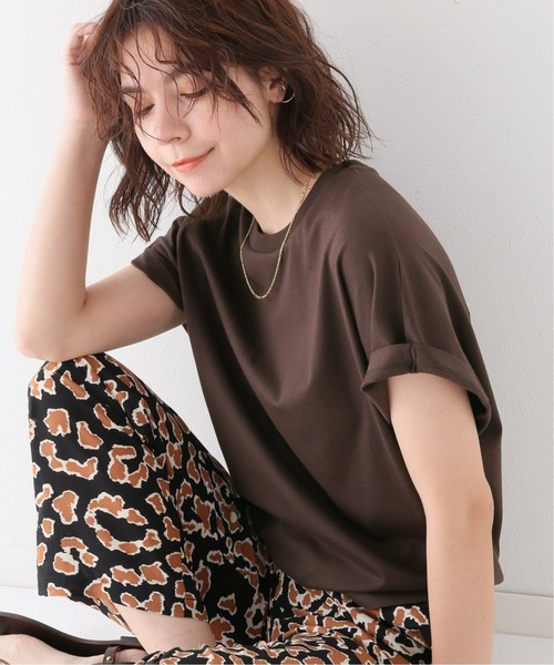 JOURNAL STANDARD relume（ジャーナルスタンダード　レリューム）の「《追加》汗染み防止ドルマンTEE（Tシャツ/カットソー・レディース・ホワイト/チャコールグレー/ブラック/ブラウン/オレンジ・FREE）」の5枚目の写真