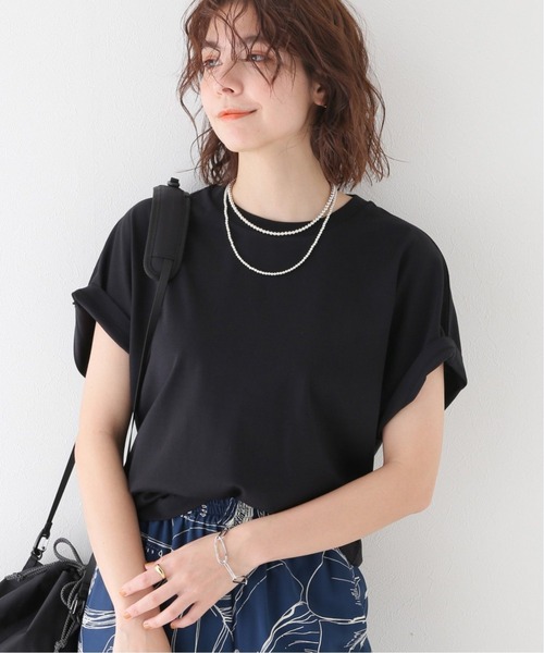JOURNAL STANDARD relume（ジャーナルスタンダード　レリューム）の「《追加》汗染み防止ドルマンTEE（Tシャツ/カットソー・レディース・ホワイト/チャコールグレー/ブラック/ブラウン/オレンジ・FREE）」の3枚目の写真