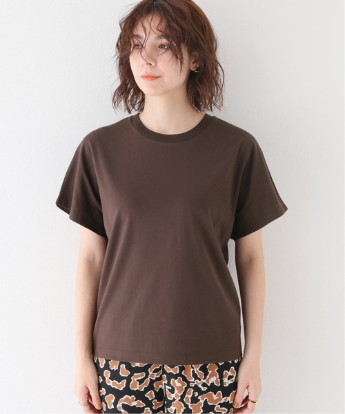 JOURNAL STANDARD relume（ジャーナルスタンダード　レリューム）の「《追加》汗染み防止ドルマンTEE（Tシャツ/カットソー・レディース・ホワイト/チャコールグレー/ブラック/ブラウン/オレンジ・FREE）」の14枚目の写真