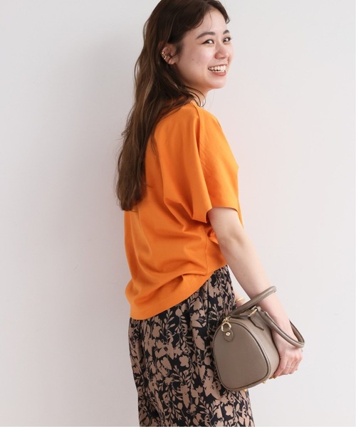 JOURNAL STANDARD relume（ジャーナルスタンダード　レリューム）の「《追加》汗染み防止ドルマンTEE（Tシャツ/カットソー・レディース・ホワイト/チャコールグレー/ブラック/ブラウン/オレンジ・FREE）」の21枚目の写真