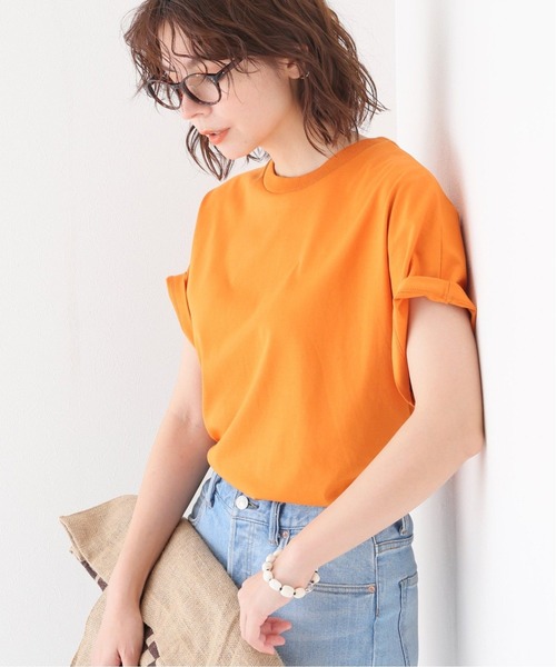 JOURNAL STANDARD relume（ジャーナルスタンダード　レリューム）の「《追加》汗染み防止ドルマンTEE（Tシャツ/カットソー・レディース・ホワイト/チャコールグレー/ブラック/ブラウン/オレンジ・FREE）」の17枚目の写真