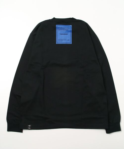 WP（ダブリューピー）の「WP / ダブリューピー：WP×CAMBER WISEMAN C2 L/Tee：WP08-T154[WAX]（Tシャツ/カットソー・メンズ・ブラック×ブルー/ホワイト×ブラック/ブラック×ホワイト・L/XL）」の4枚目の写真