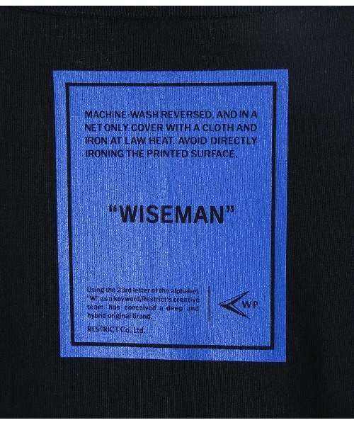 WP（ダブリューピー）の「WP / ダブリューピー：WP×CAMBER WISEMAN C2 L/Tee：WP08-T154[WAX]（Tシャツ/カットソー・メンズ・ブラック×ブルー/ホワイト×ブラック/ブラック×ホワイト・L/XL）」の9枚目の写真