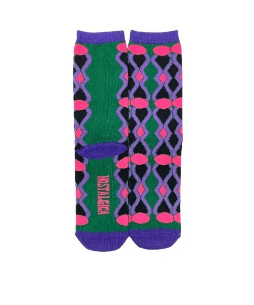 NOSTALGICA(ノスタルジカ)の「【 NOSTALGICA 】 ノスタルジカ オリジナル ジャガードハイソックス B(ソックス/靴下・レディース・その他1/その他2/その他3/その他4/その他5/その他6/その他7・23-25cm)」の8枚目の写真