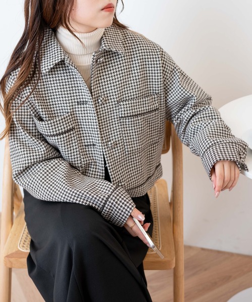 WEGO（ウィゴー）の「WEGO/【セットアップ対応商品】ツイードショート