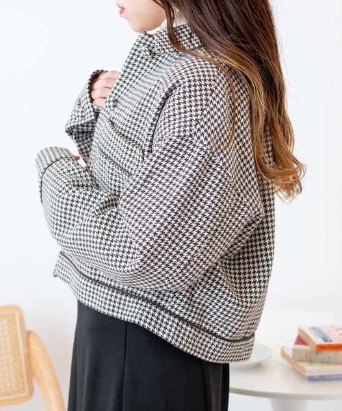 WEGO(ウィゴー)の「WEGO/【セットアップ対応商品】ツイードショートジャケット(ブルゾン・レディース・その他1/その他2・FREE)」の9枚目の写真