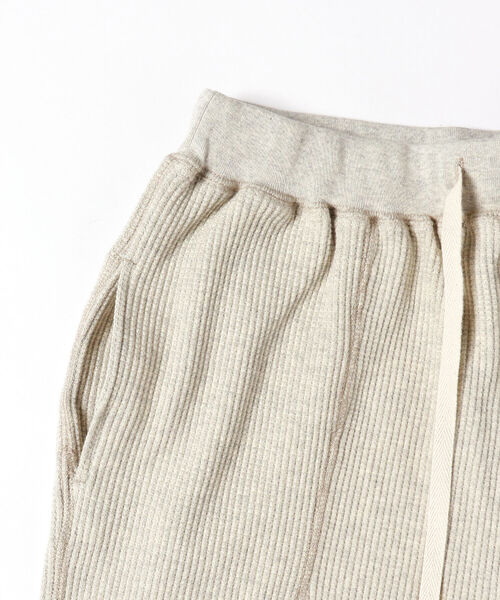 BEAMS BOY（ビームスボーイ）の「BEAMS BOY / ヘビー サーマル イージー パンツ（スウェットパンツ・レディース・オートミール/ブラック・FREE）」の8枚目の写真