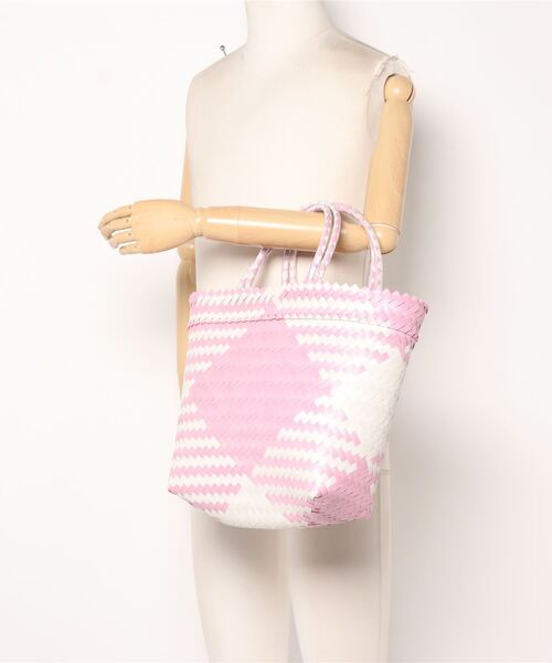 Kastane（カスタネ）の「【MEKEARISA】MEKEARIBAGMIX M22（かごバッグ・レディース・ブルー系その他4/ピンク/レッド・MEDIUM）」の7枚目の写真