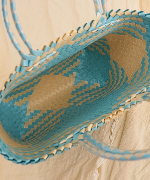 Kastane（カスタネ）の「【MEKEARISA】MEKEARIBAGMIX M22（かごバッグ・レディース・ブルー系その他4/ピンク/レッド・MEDIUM）」の11枚目の写真