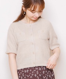 flower | パフハーフトップ(ニット/セーター)