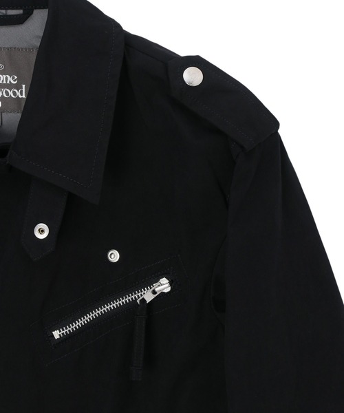 Vivienne Westwood スウェットライダースジャケット ネイビー 2 Vivienne Westwood MAN（ヴィヴィアンウエストウッドマン）の