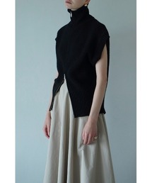 CLANE | ZIP COLLAR KNIT VEST(ベスト)