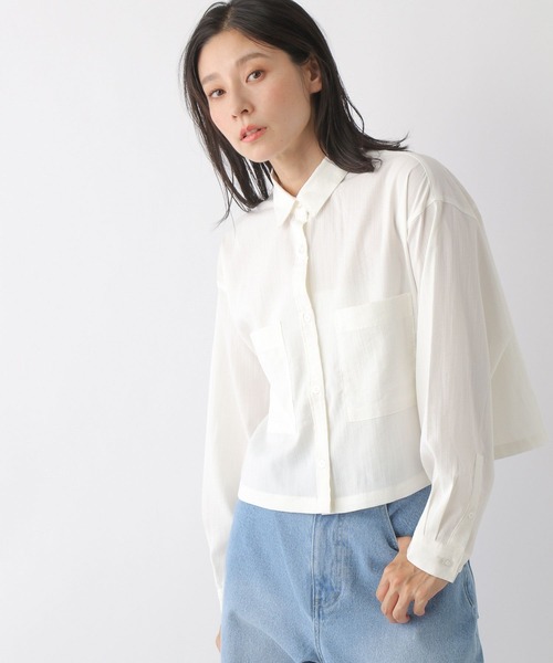 LEPSIM（レプシィム）の「ショートシャツ長袖 349273（シャツ