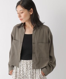 LEPSIM | ショートシャツ長袖　349273(シャツ/ブラウス)