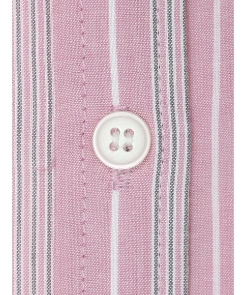 AMERICAN HOLIC（アメリカンホリック）の「ウエストリボンシャツワンピース（シャツワンピース・レディース・アイボリー/ピンク系その他/ホワイト系その他6/ブラウン・M/L）」の11枚目の写真