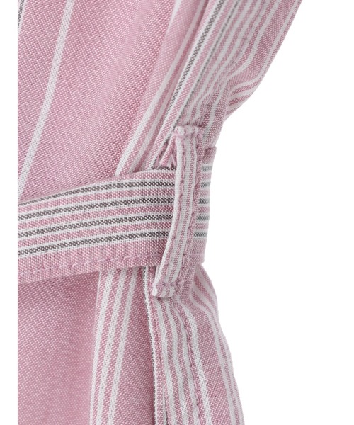 AMERICAN HOLIC（アメリカンホリック）の「ウエストリボンシャツワンピース（シャツワンピース・レディース・アイボリー/ピンク系その他/ホワイト系その他6/ブラウン・M/L）」の19枚目の写真