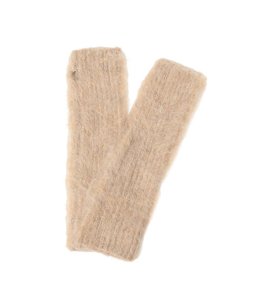Ray BEAMS（レイビームス）の「Ray BEAMS / シャギー ニット アームウォーマー（アームカバー・レディース・グレー/ベージュ・ONE SIZE）」の18枚目の写真