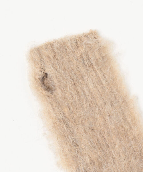 Ray BEAMS（レイビームス）の「Ray BEAMS / シャギー ニット アームウォーマー（アームカバー・レディース・グレー/ベージュ・ONE SIZE）」の20枚目の写真