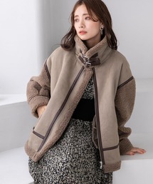 ボア／ミドルブルゾン 157645