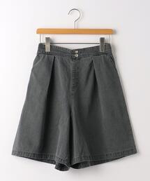 green label relaxing | 【WEB限定サイズあり】TJ ハイウエスト ブラックデニム キュロットパンツ 140cm-160cm(その他パンツ)