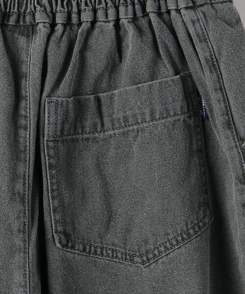 green label relaxing(グリーンレーベルリラクシング)の「【WEB限定サイズあり】TJ ハイウエスト ブラックデニム キュロットパンツ 140cm-160cm(その他パンツ・キッズ・ダークグレー・140cm/150cm/160cm)」の4枚目の写真