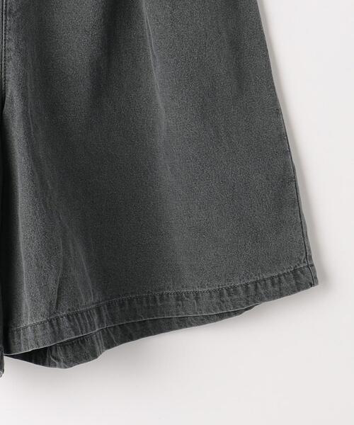 green label relaxing(グリーンレーベルリラクシング)の「【WEB限定サイズあり】TJ ハイウエスト ブラックデニム キュロットパンツ 140cm-160cm(その他パンツ・キッズ・ダークグレー・140cm/150cm/160cm)」の3枚目の写真